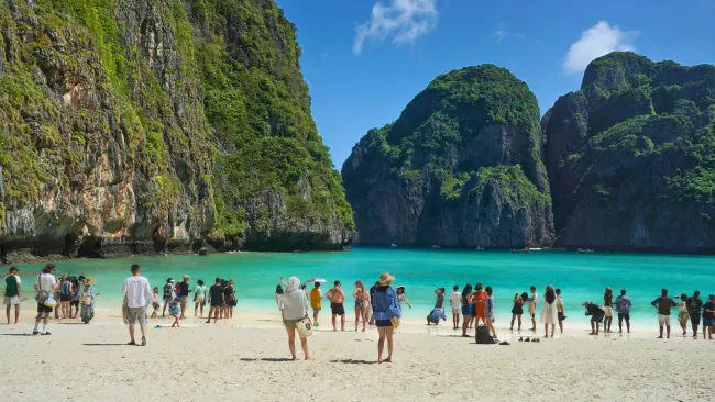 Phi Phi island, Thailand destination slide