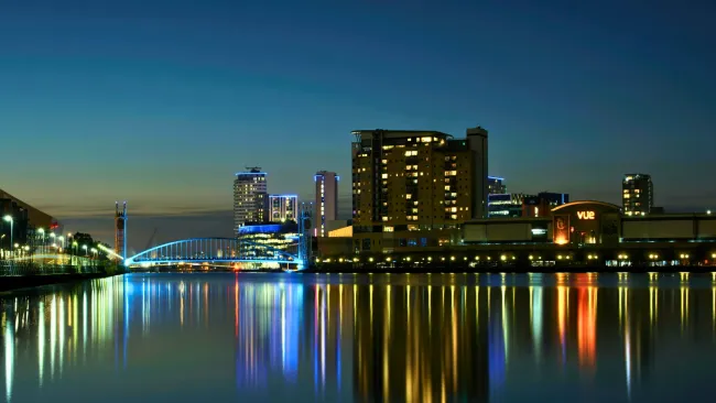 Manchester, UK destination slide