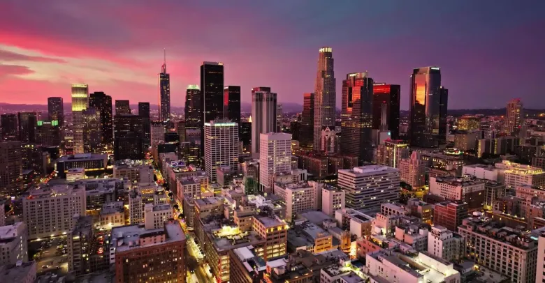 Los Angeles, USA destination slide